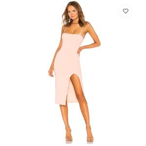 Lovers + Friends Pink Midi Dress